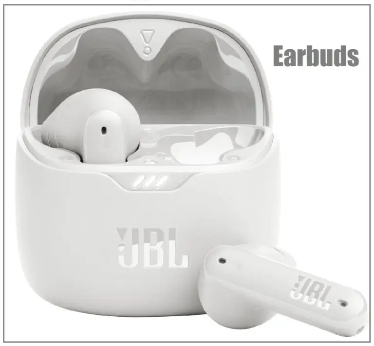 Experience Noise-Free Listening with JBL Tune Flex True Wireless Noise Cancelling Earbuds (White, Small)