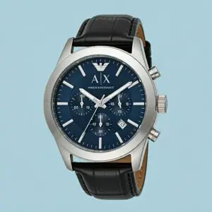 The Best AX Armani Exchange Chronograph Watch for Men with Leather Band